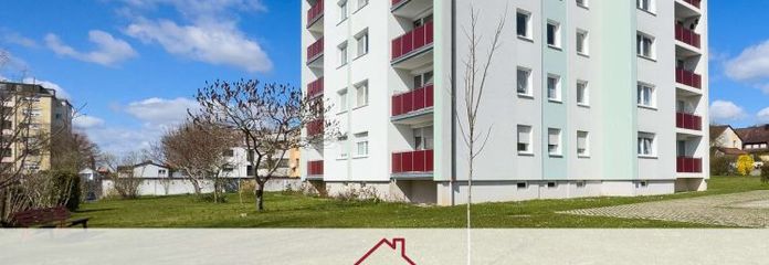 Ampio appartamento in affitto di 4 locali con loggia esposta a sud in posizione centrale a Gunzenhausen