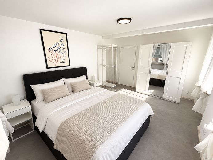 شقة من 1 إلى 2 غرف - مفروشة بالكامل – Wohnbereich Wohnung A4