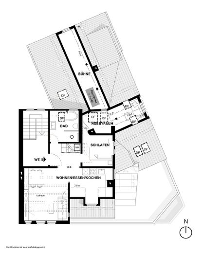 Rare opportunité dans un monument classé KfW : duplex sous les combles dans un immeuble ancien, vue panoramique, prestations haut de gamme, PREMIÈRE OCCUPATION – Grundriss (1. DG)