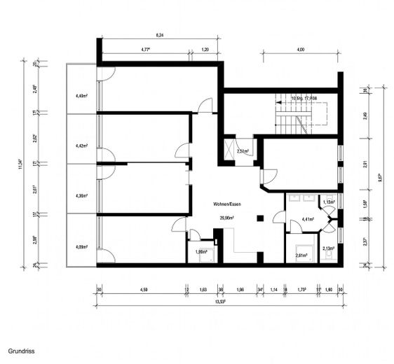 Stanza in appartamento condiviso con balcone | Ristrutturata con materiali di pregio e completamente arredata – Grundriss