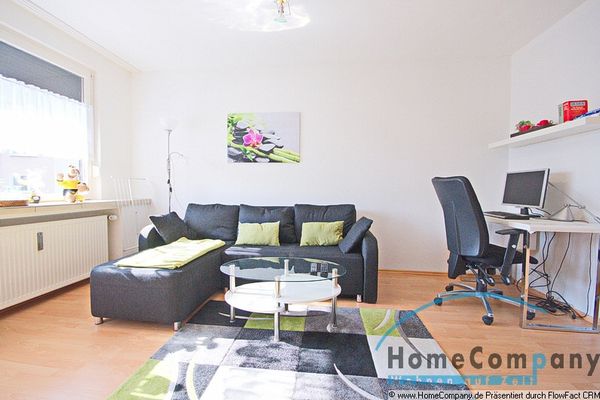 Middenin en toch rustig! Smaakvol en modern gemeubileerd appartement met balkon in Dortmund-Körne