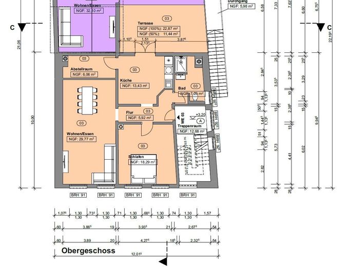 5% di ammortamento fiscale - Vivere con stile su 92 m² o affittare con rendimento – The Middle Apartment – Foto 15