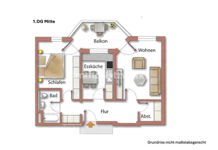 Großzügige, helle Wohnung mit durchdachtem Grundriss in ruhiger Lage mit Südwestbalkon, großes Bad – Bildschirmfoto 2025-10-02 um 17.07.02