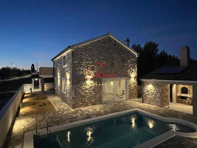 Vrsi, exklusives Haus mit Sommerküche und Pool – Foto 1