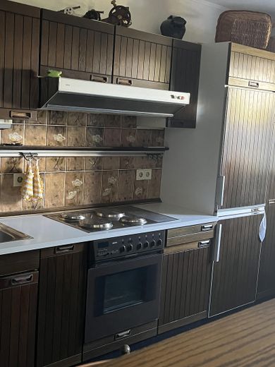 Blick auf die Küchezeile