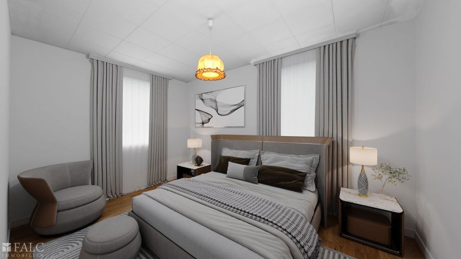 Schlafzimmer visualisiert
