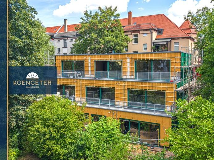 NEUBAU: Wohnen im Grünen, gebaut für morgen – großzügige Terrassenwohnung in Schleußig – Foto 1
