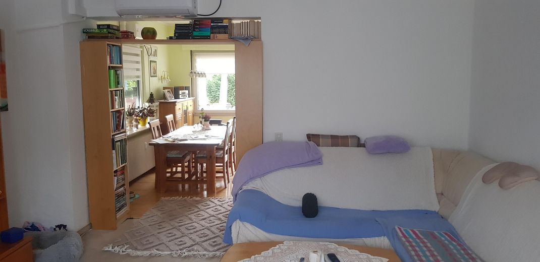 Blick aus dem Wohnzimmer