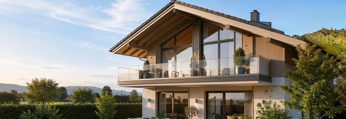 Sonniges Baugrundstück am Chiemsee - Bergblick, vielseitige Bebauung und Baugenehmigung