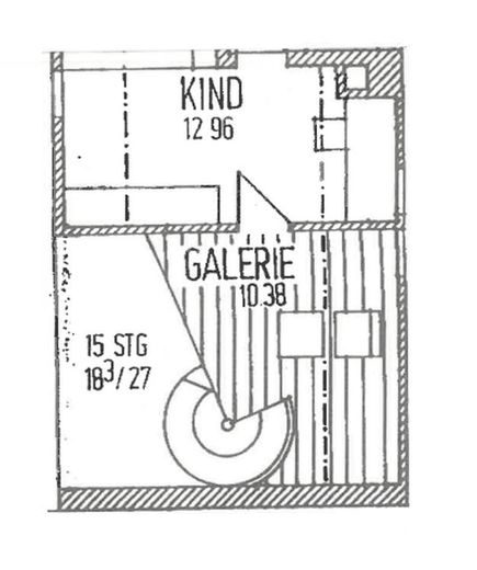 Bezugsfreie Maisonette-Wohnung nahe der Dachauer Altstadt, Erbpacht – Gallerie und Büro/Kinderzimmer