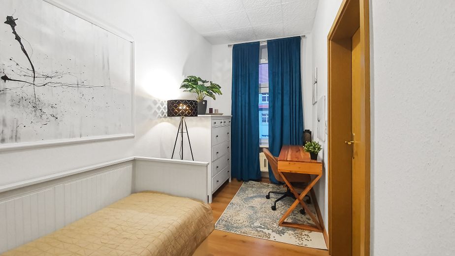 Ekskluzywny apartament w stylu retro! All-inclusive z kuchnią, Wi-Fi i pełnym wyposażeniem! – Schlafzimmer