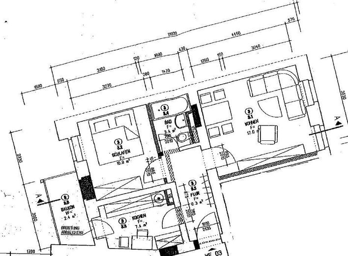 Compatto 2 locali con balcone, vasca e laminato in posizione TOP! – GR