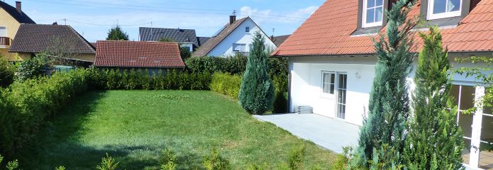 Nun noch Günstiger  Traum- Eigentumswohnung, EG, 5 Zimmer, 2 Bäder, Terrasse,  Garten, Einzelgarage, – Garten südseite