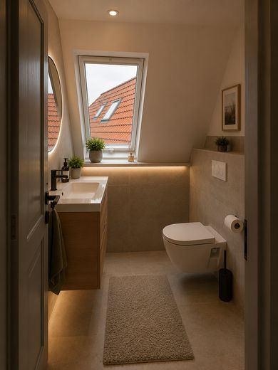 80 m² Ausbauwohnung in Hage – günstige Miete gegen Eigenleistung – KI überarbeitet