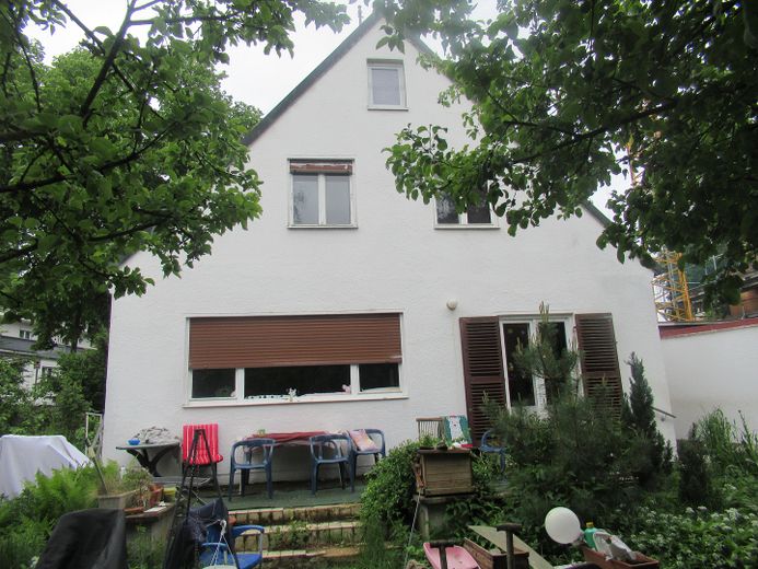 Gartenansicht mit Terrasse