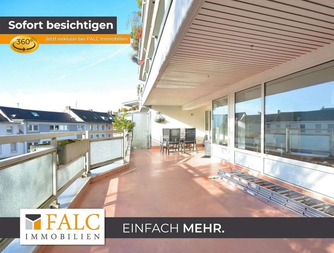 Schöne Wohnung am Schloss Bensberg – Balkon
