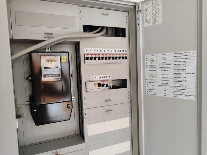 Schöner Wohnen am Park in Weimar - Haus kaufen Parkvorstadt – Stromverteilerkasten