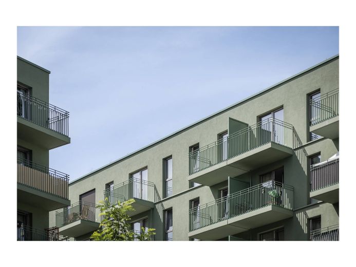Moderne 3-Zimmer-Wohnung mit EBK und ZWEI BALKONEN im Neubauquartier 'Ferdinand's Garden' – Außenansicht