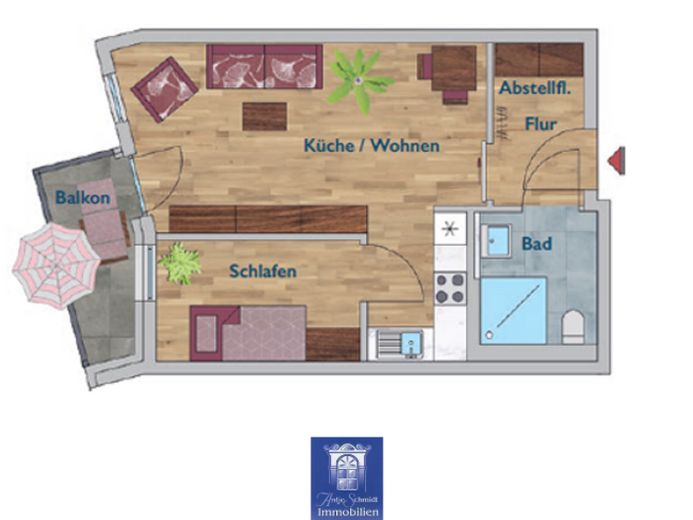 Modern ausgestattete Neubauwohnung, Balkon, EBK, Fußbodenheizung! Erstbezug! – फोटो 1