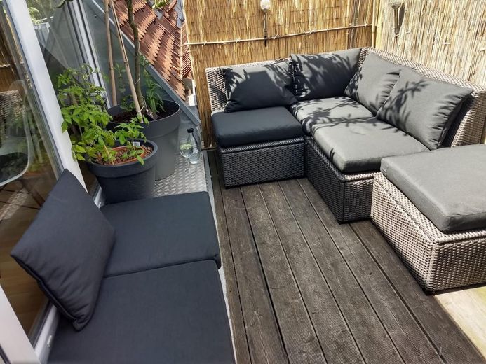 Balkon groß