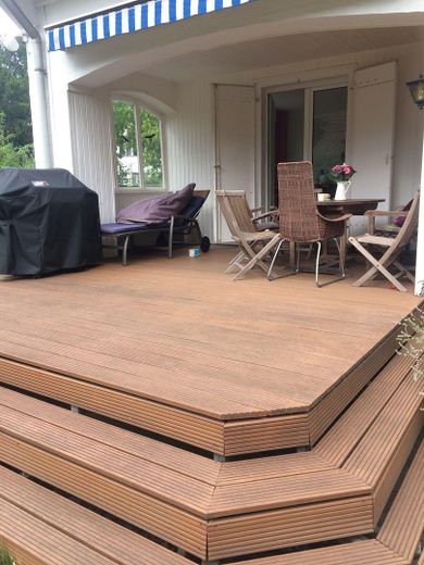 Überdachte Terrasse Ansicht 2