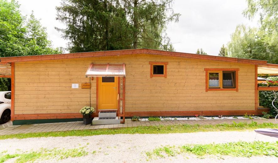 Mobilhome - Holzbohlenhaus 91qm Wohnfläche auf einer Ebene – Foto 1