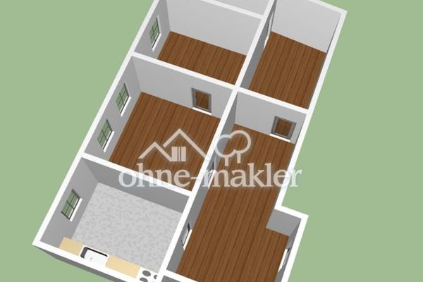 3-Zimmer DG-Wohnung in der Kernstadt - WG geignet (Whg 7014)