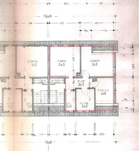 Frisch renovierte 3 Zimmer Wohnung Dachgeschoss nahe Stadtpark zur Erholung für Familen und Paare – Grundriss
