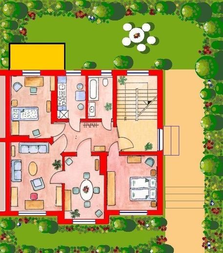 4-Zimmer-Eigentumswohung in Jugendstilhaus Weimar – Übersichtsplan