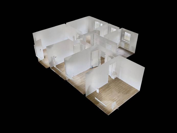 Großzügiges Wohnen: Helle 4-Zi.-Wohnung mit Balkon – 3D-Ansicht-Grundriss