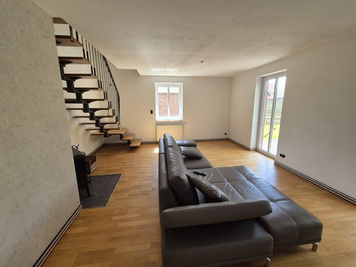 Schickes Einfamilienhaus in Jemgum, nähe Leer **Provisionsfrei** – Wohnzimmer Treppe