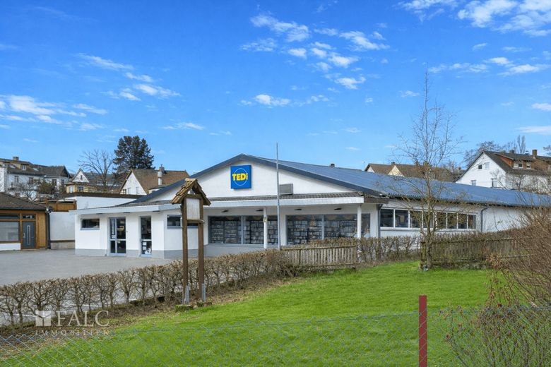 Attraktive Gewerbeimmobilie mit langfristigem Mieter TEDi in Oberzent-Beerfelden – Außenansicht