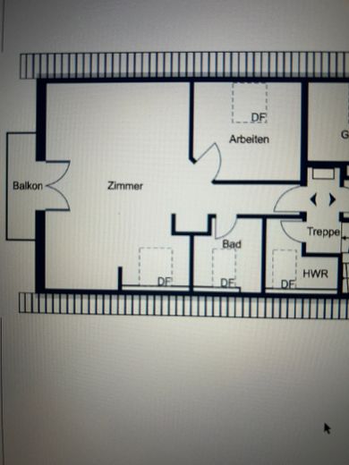 Schöne 2-Zi-Wohnung m.Balkon,Grün-& Blicklage,Kfz-Stellplatz,Keller.Am Schäfersberg-Niedernhausen – Grundriß, Balkon Südseite
