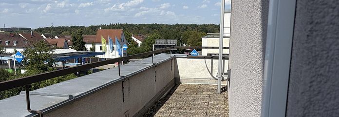 Schöne 2-Zimmer Penthousewohnung (nach Sanierung) in Neckarsulm-Neuberg – Dachterrasse - Bild 1