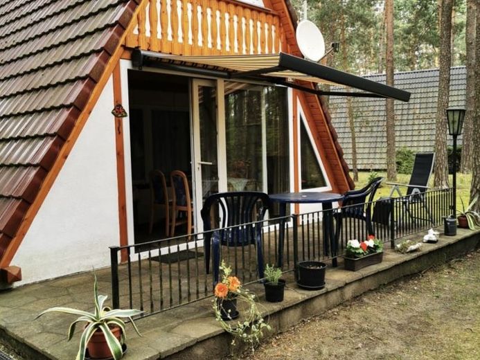 Mooie Finnhut aan de Silbersee in Lohsa – Foto 1