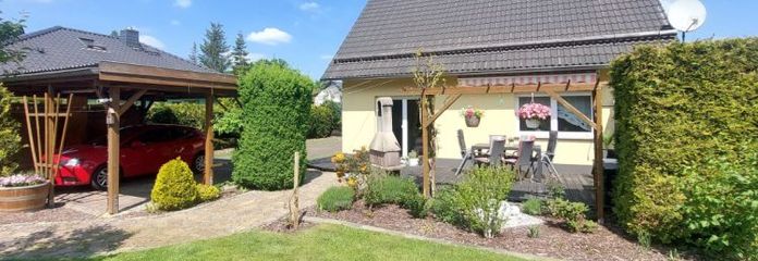 Charmantes EFH mit gepflegtem Grundstück & Terrasse in Kiekebusch zu verkaufen.