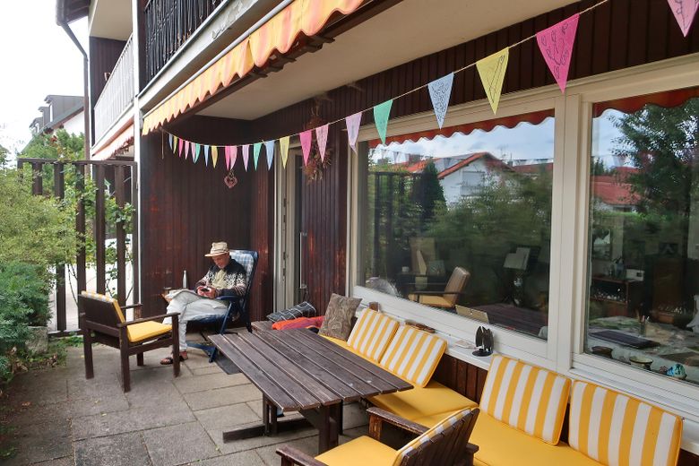 Neufahrn - Mintraching'de emlakçısız ikiz ev – Terrasse