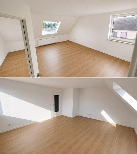 2-3 Zimmer Wohnungen: Erstbezug nach Kernsanierung – Moderne Wohnungen in zentraler Lage von Lehrte – Wohnzimmer DG rechts