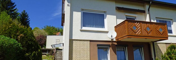 Casa bifamiliare in posizione panoramica vicino alla città di Schwäbisch Gmünd – Südansicht