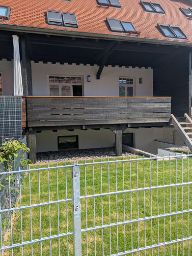Obertraubling'de tekil tarihi eser statüsündeki sıra ev – Garten Südausrichtung