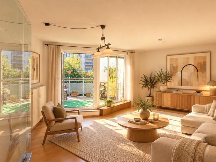 Besondere 4-Zi-Maisonette mit 4 sonnigen Südwest-Balkonen & Tiefgarage – nahe Stadtpark & Wiesengrund – Foto 1