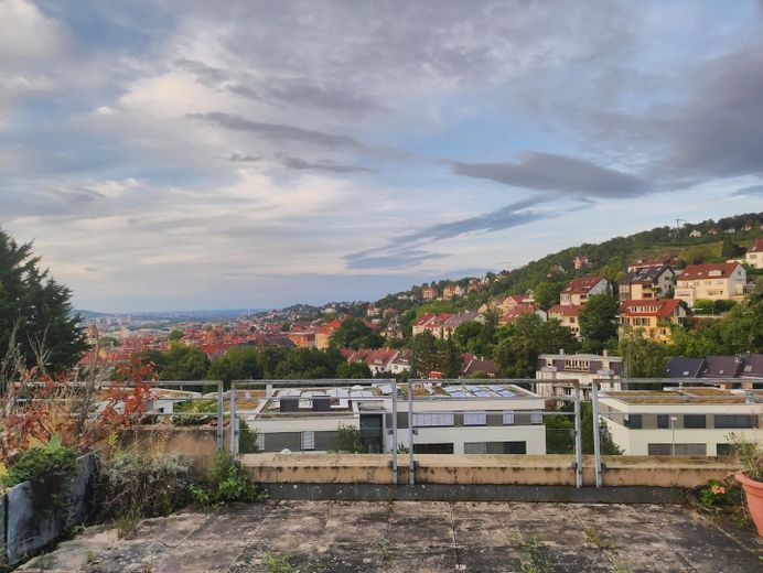 3-Zimmer Maisonette Wohnung in Stuttgart Süd mit grosser Terrasse, Aussicht und Garage – Blick von der Terrasse
