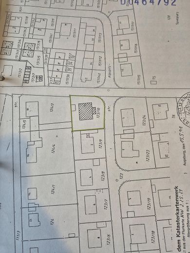 Lageplan Grundstück 