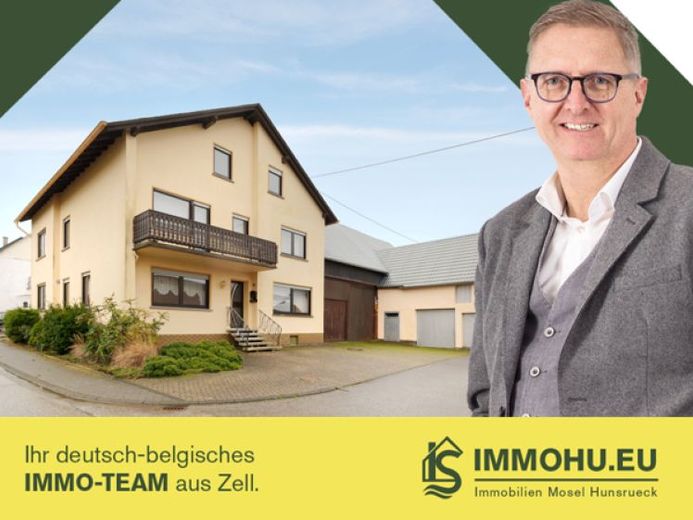 Vielseitig nutzbares, großes Wohnhaus mit Scheune und Ställen in Peterswald / Hunsrück - Naturnähe inklusive! – Foto 1