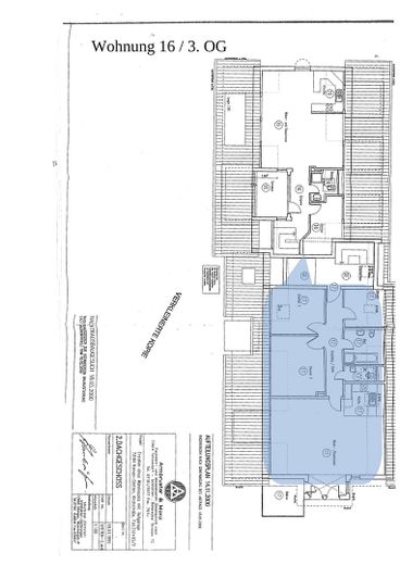 4 Zimmer Wohnung in Kernen – Grundriss DG