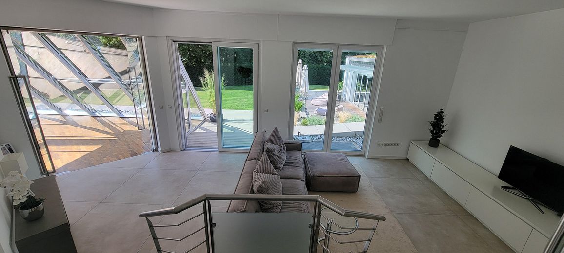 Ausblick zum Fitnessbereich