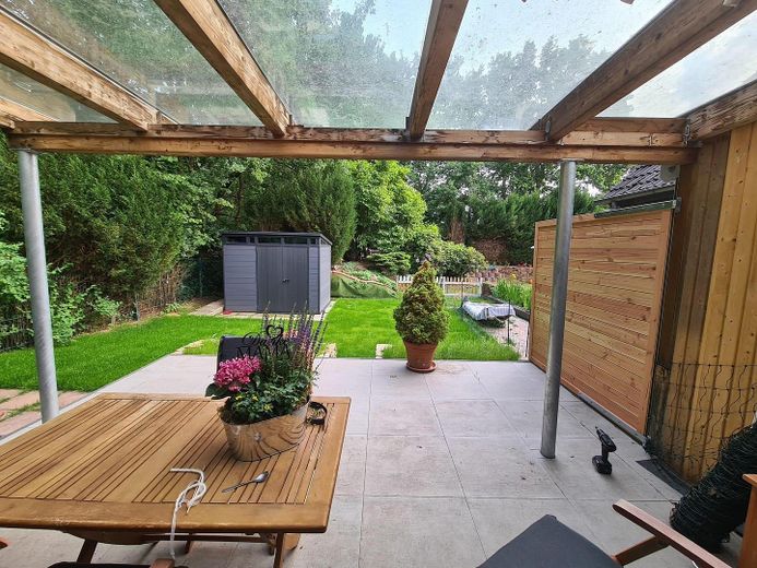Hintere WE - Blick WZ - Garten