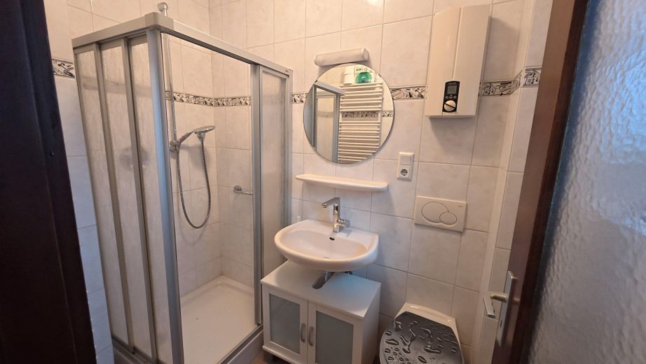 Gäste-WC mit Dusche (EG)