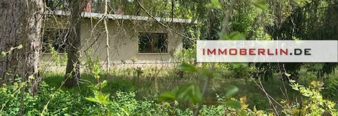 IMMOBERLIN.DE - Wunderbares teilbares Baugrundstück in naturschöner Lage