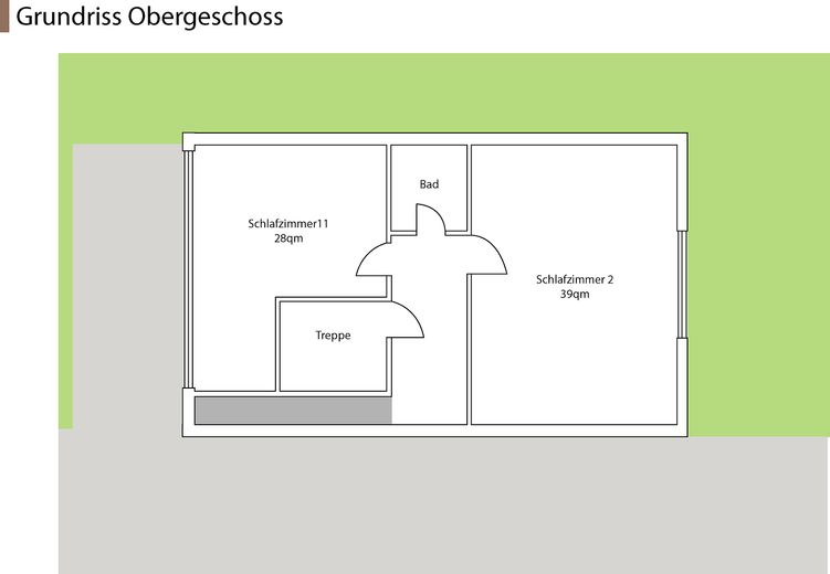 Готовий до заселення, без комісії, потенціал дохідності | Односімейний будинок у тихому місці – Grundriss OG